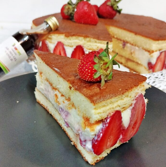 Fraisier Cake – simple version